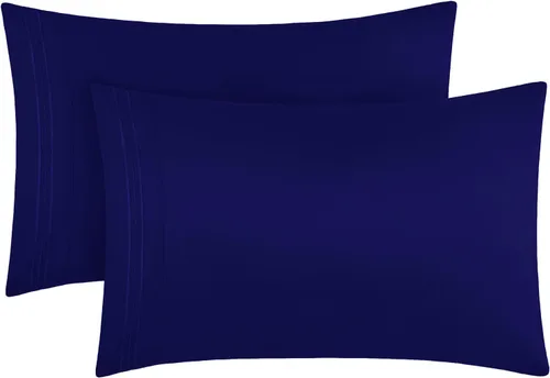 Vista 42 de Mellanni Fundas de almohada de lujo, extrasuaves, refrescantes, fundas de almohada de 12 piezas de la colección icónica, cierre de sobre