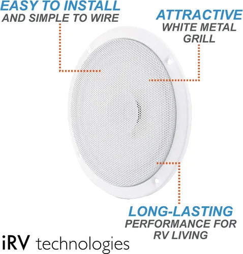 Vista 3 de IRV Technology IRV2.5WS 5.5" Altavoz RV 4 ohmios 50W Rango de frecuencia: 145-10kzh