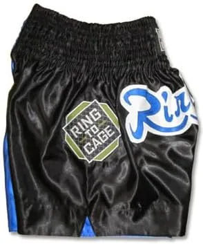 Vista 3 de Muay Thai - Pantalones cortos - negroazul
