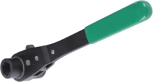 Vista 2 de Reed Tool LV2017 Value Line Thru-Bolt llave de trinquete de doble zócalo, 1-1/4 y 1-1/16 pulgadas