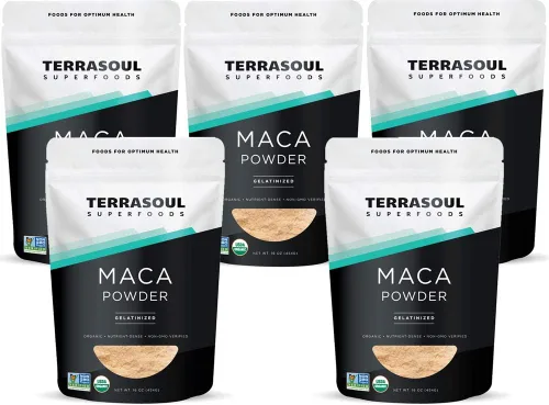 Vista 7 de Polvo de maca orgánico gelatinizado Terrasoul Superfoods