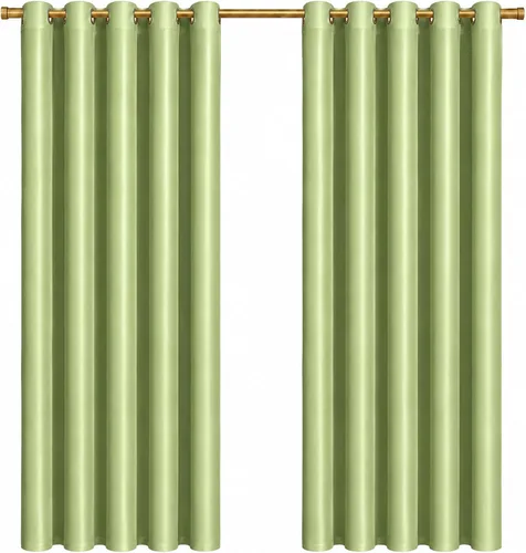 Vista 16 de KEMCO Cortinas opacas para oscurecer la habitación, con aislamiento térmico y ojales, para sala de estar, bunglow