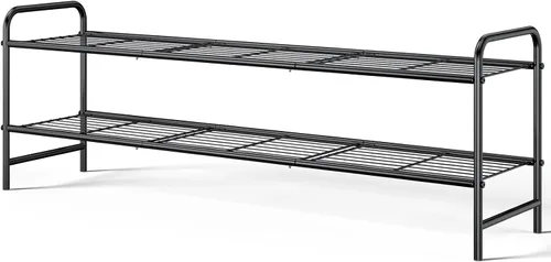 Vista 5 de Kitsure Zapatero - Organizador de Zapatos de Acero Inoxidable, Zapatero Resistente para Closet y Entrada de Puerta Principal, Estante de Zapatos