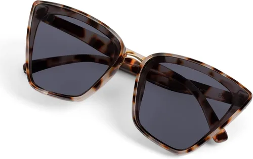 Vista 3 de EVEE Gafas de sol polarizadas de moda Cateye para mujer con lente de protección UV - (Viena) (Tortoise), Carey