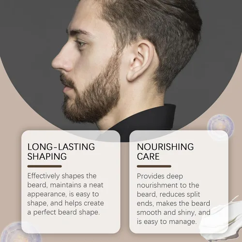 Vista 6 de Cosmetics Para Barba, Bálsamo Estimulante de Barba, Bálsamo Estimulante de Barba Ultra Potente, Crema Para Barba, Hidrata y Fortalece la Barba, 3.5