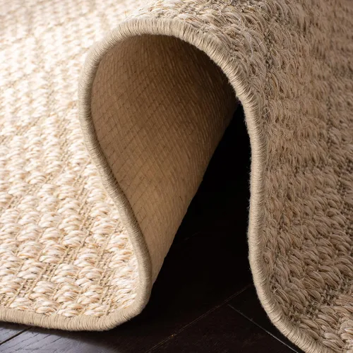 Vista 7 de SAFAVIEH Palm Beach Collection - Alfombra para pasillo, 2 pies 3 pulgadas x 10 pies, color beige y beige, diseño de sisal, no desprende pelusa