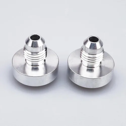 Vista 4 de AC PERFORMANCE -3 AN Macho Soldadura en Bung Fitting Aluminio, Paquete de 2