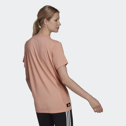 Vista 4 de adidas Women's Sportswear Three Bar T-Shirt