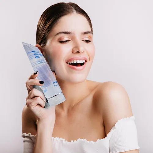 Vista 6 de Oeneis Gel de radiofrecuencia para uso con máquina facial RF, gel conductor para microcorriente facial, uso para calmar e hidratar la piel, tubo