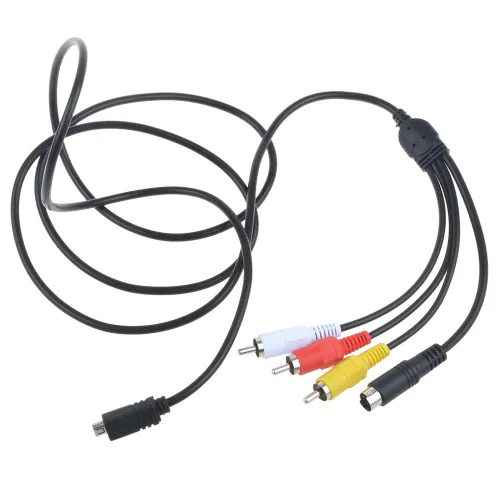 Vista 2 de ABLEGRID - Cable de audio y vídeo para Sony Handycam DCR-SR100 DCR-SR200/e/g (4.9 ft)