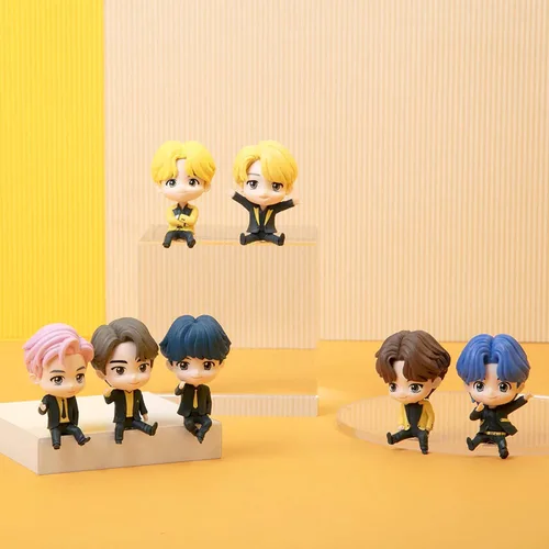 Vista 5 de BTS Inspired Butter Monitor Figure, los 7 miembros, colección de figuras de monitor, coleccionables con todos los personajes disponibles con su Jimin