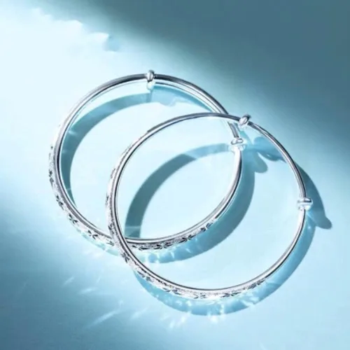 Vista 2 de Pulsera de 5 piezas pulsera de plata de ley 925 joyería bohemia para mujer Algodón Tiendaita