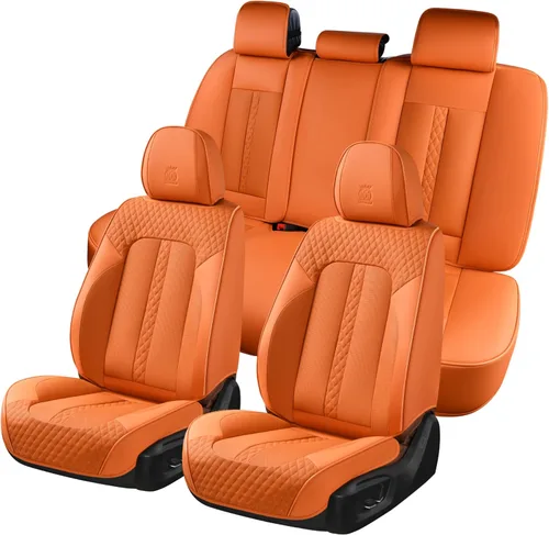 Vista 7 de Doogo Fundas de asiento de automóvil, fundas de asiento delantero para automóviles, protector universal de asiento de automóvil, fundas de asiento
