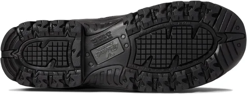 Vista 3 de Thorogood Deuce - Botas tácticas negras impermeables de 6 pulgadas con cremallera lateral para hombres y mujeres con puntera de seguridad compuesta