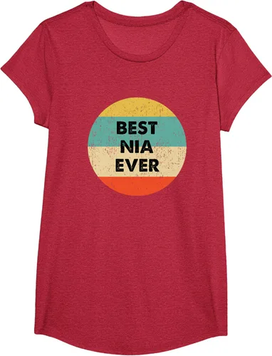 Vista 46 de Camiseta Nia Name, Negro, S