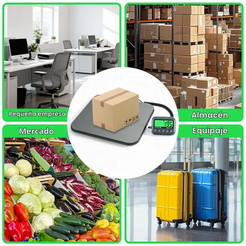 Vista 7 de UNIWEIGH Escala postal digital 440lb/0.35oz Precisión para paquetes