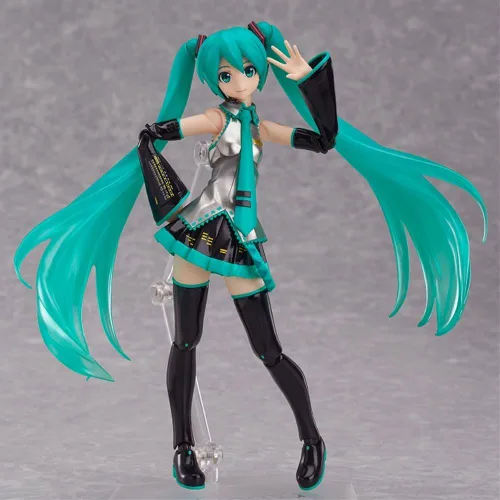 Vista 2 de Hatsune Miku de Good Smile: figura de acción Figma 2.0