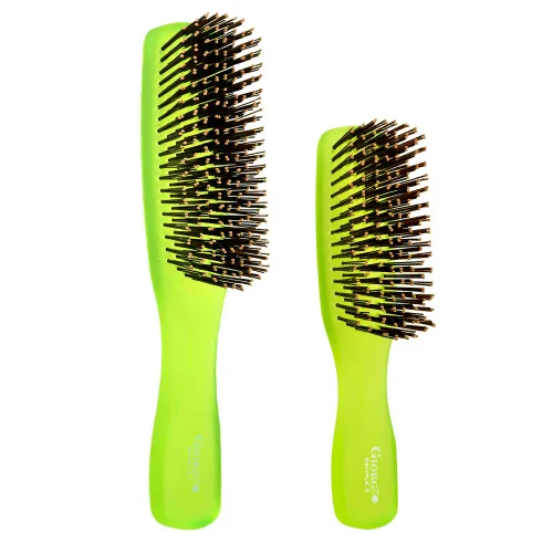 Vista 17 de Giorgio Gentle Blue Neon - Cepillo para el cabello de tamaño completo, 7.75 pulgadas, hombres, mujeres y niños, cepillo desenredante, masajeador