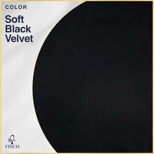 Vista 10 de Finch NEO ONE - Silla ejecutiva ergonómica giratoria de tela de terciopelo/madera, color negro (52304-BLK)