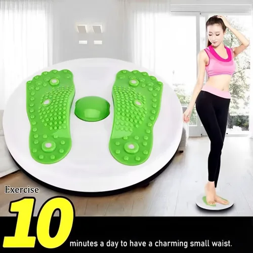 Vista 5 de Twister/Ab Twister Board para ejercicio de cintura, disco de torsión de cintura, masaje de pies para fitness, perder peso, equipo deportivo