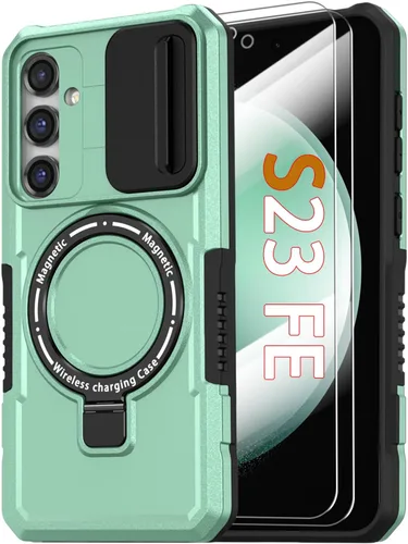 Vista 53 de Funda magnética para Samsung Galaxy Note 20 Ultra con soporte de anillo [con protector de pantalla] [Compatible con carga inalámbrica MagSafe] Funda