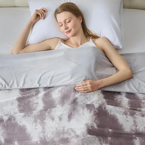 Vista 12 de Manta refrescante para durmientes calurosos tamaño individual 60"x80", manta de verano ultra fría que absorbe el calor para mantener el cuerpo