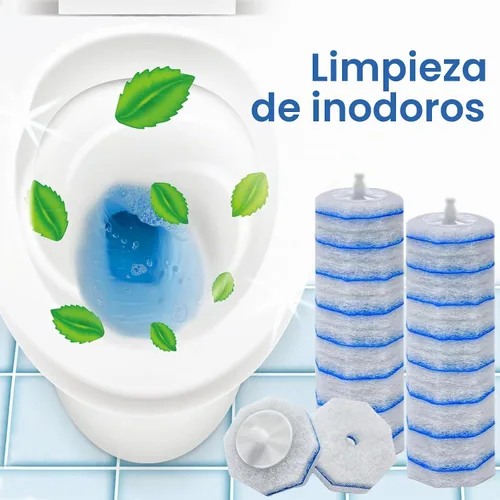 Vista 6 de 30 repuestos actualizados de 3 capas para inodoro Clorox