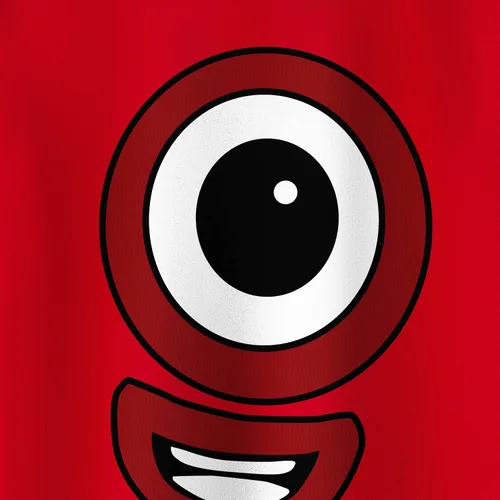 Vista 4 de Didadi Disfraz de camiseta con números para niños y niñas, camiseta de dibujos animados, ropa de juego diario, uso casual para 3-8 años