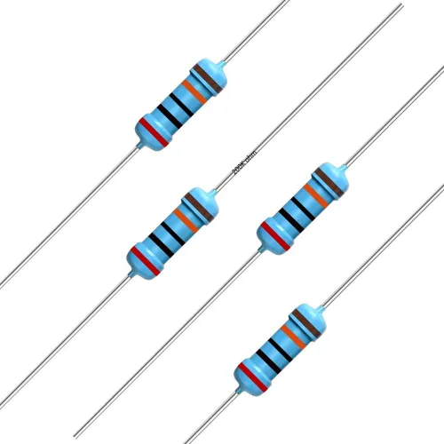 Vista 66 de California JOS - 100 resistencias de 0.24 ohm 1/2 W (0.5 vatios) ±1% tolerancia de película metálica, resistencia fija múltiple de valores