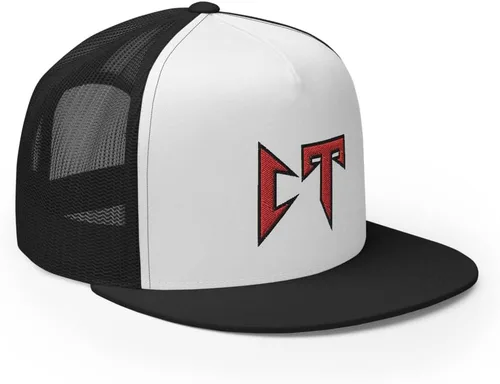 Vista 4 de Corridos Tumbados CT - Gorra de camionero con visera plana, corona alta, ajustable, Coridos Belicos