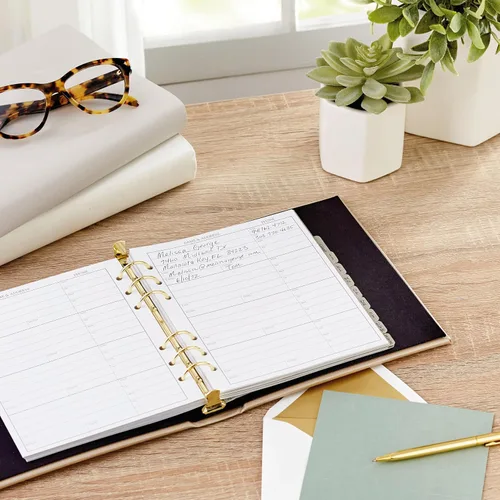 Vista 8 de Libreta de direcciones recargable Hallmark (Crema)