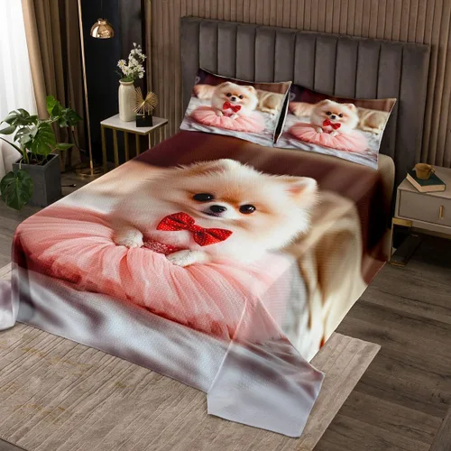 Vista 19 de Erosebridal Lindo juego de colcha de ajolote para niños, juego de edredón de salamanda de dibujos animados de 2 piezas para niños y niñas, colcha