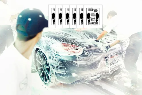 Vista 7 de Alfombrillas de papel blancas para automóvil, 100 almohadillas desechables para vehículos, protector temporal de suelo de automóviles, protector