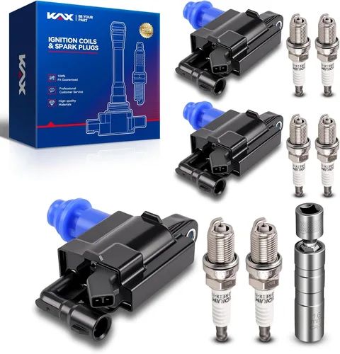 Vista 70 de Bobina de encendido KAX UF434 1 paquete Compatible con Impala, Equinox, G6, Malibu, Silverado 1500, Uplander, Torrent, Lucerne, Express 1500, Sierra
