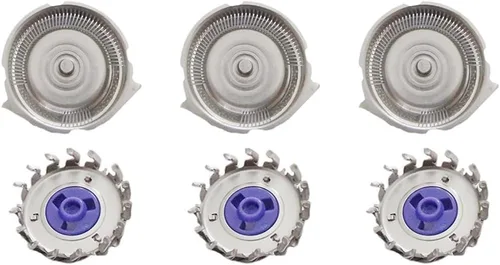 Vista 7 de Cabezales de repuesto genéricos para afeitadoras Norelco Philips HQ6 Quadra Action Modelos: 7886XL, 7885XL, 7867XL, 7866XL, 7865XL, 7845XL, 7845XL