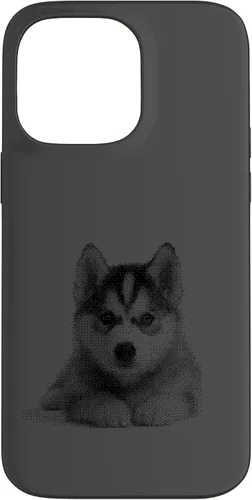 Vista 21 de Chic Husky Puppy for Dog Mom and Paw Parents Case for iPhone 16