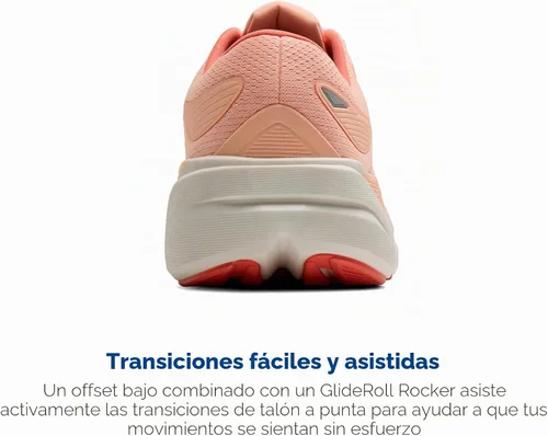 Vista 4 de Brooks Tenis de correr Ghost Max 3 para mujer Melocotón/Arena/Coco