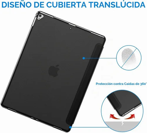 Vista 4 de JETech Funda para iPad Pro 12.9" 2ª/1ª generación (2017/2015), color negro