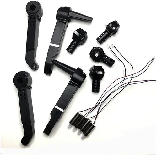 Vista 4 de Ajuste para S85 E88 S89 PRO RC Quadcopter Drone Accesorios para E88 teng1 E88 Pro Brazo plegable con engranajes Motor Motores Protector Piezas