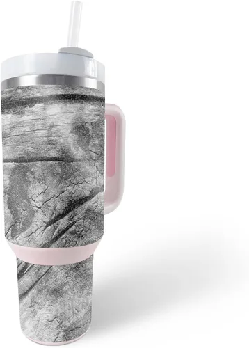 Vista 36 de MightySkins - Vaso con purpurina brillante compatible con Stanley The Quencher H2.0 FlowState de 40 onzas, Crazy Tikis, acabado protector y duradero