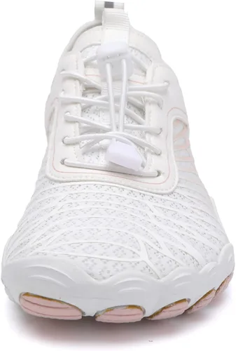 Vista 4 de GZTGZMWG Zapatos de agua para hombres y mujeres adultos, secado rápido, calcetines acuáticos descalzos para playa, natación, río, piscina, lago