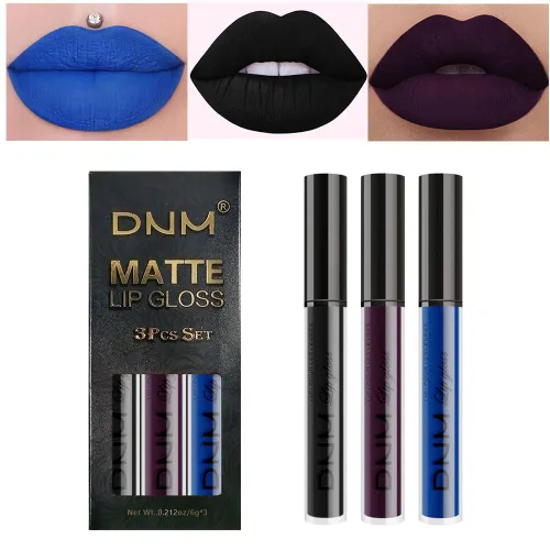 Vista 13 de AMY'S DIARY Juego de 3 Lápices Labiales Líquidos Mate Rojo Brillante, Tinte de Labios de Larga Duración 24 Horas Impermeable, Juego de Regalo de 05