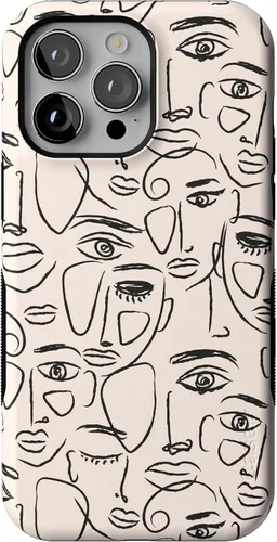 Vista 147 de Casely - Funda para iPhone 14 Pro Max, flores pintadas, Frida Kahlo Floral Girly, compatible con MagSafe