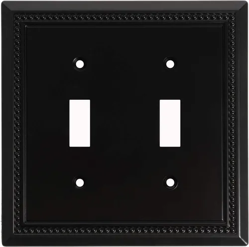 Vista 43 de Henne Bery Sunken Pearls - placa decorativa de pared, placa decorativa de pared, tapa de salida de la placa del interruptor, aleación de zinc sólida