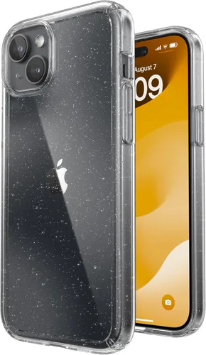 Vista 7 de Speck Funda transparente para iPhone 15 Plus, delgada, protección contra caídas, para iPhone 15 Plus y iPhone 14 Plus, resistente a los arañazos,