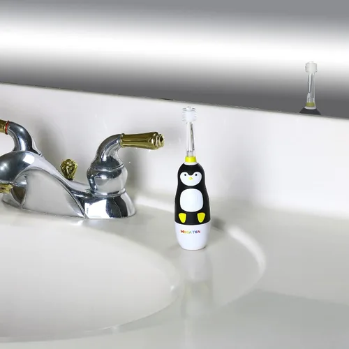 Vista 7 de Brilliant Cepillo de dientes sónico para niños, cepillo de dientes eléctrico para niños con luces intermitentes y cerdas finas, cepillado divertido