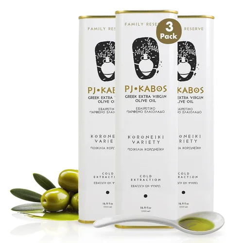 Vista 8 de PJ KABOS Aceite de oliva de reserva familiar, ganador del Gold Award 2016, botella de 16.9 fl oz