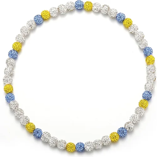 Vista 39 de Collar de Cadena de Béisbol con Perlas para Hombres, Regalos de Collar de Béisbol de la Colección Bling Ice para Niños, Collar de Accesorios