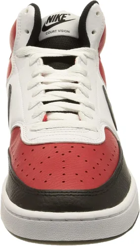 Vista 2 de Nike Court Vision Mid University RojoNegro-Blanco (DM1186 600), RojoBlanco