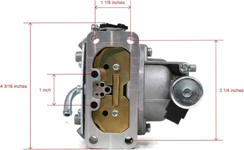 Vista 2 de The ROP Shop Kit de carburador para cortacéspedes 2008 y antes Cub Cadet 50" RZT, Kawasaki 17AI2ACP756